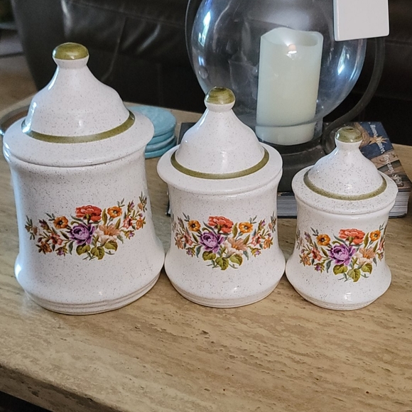 Vintage | Kitchen | Vintage Cottagecore Canister Set | Poshmark
